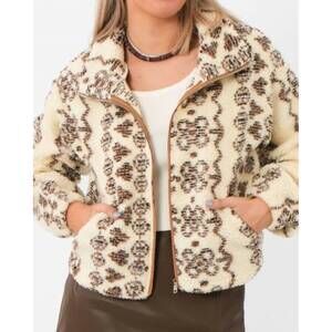 NEW SO ME snowbound sherpa jacket in cream